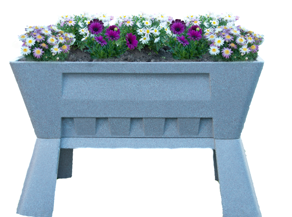 Garden Easi Planter Box in Stone Marble