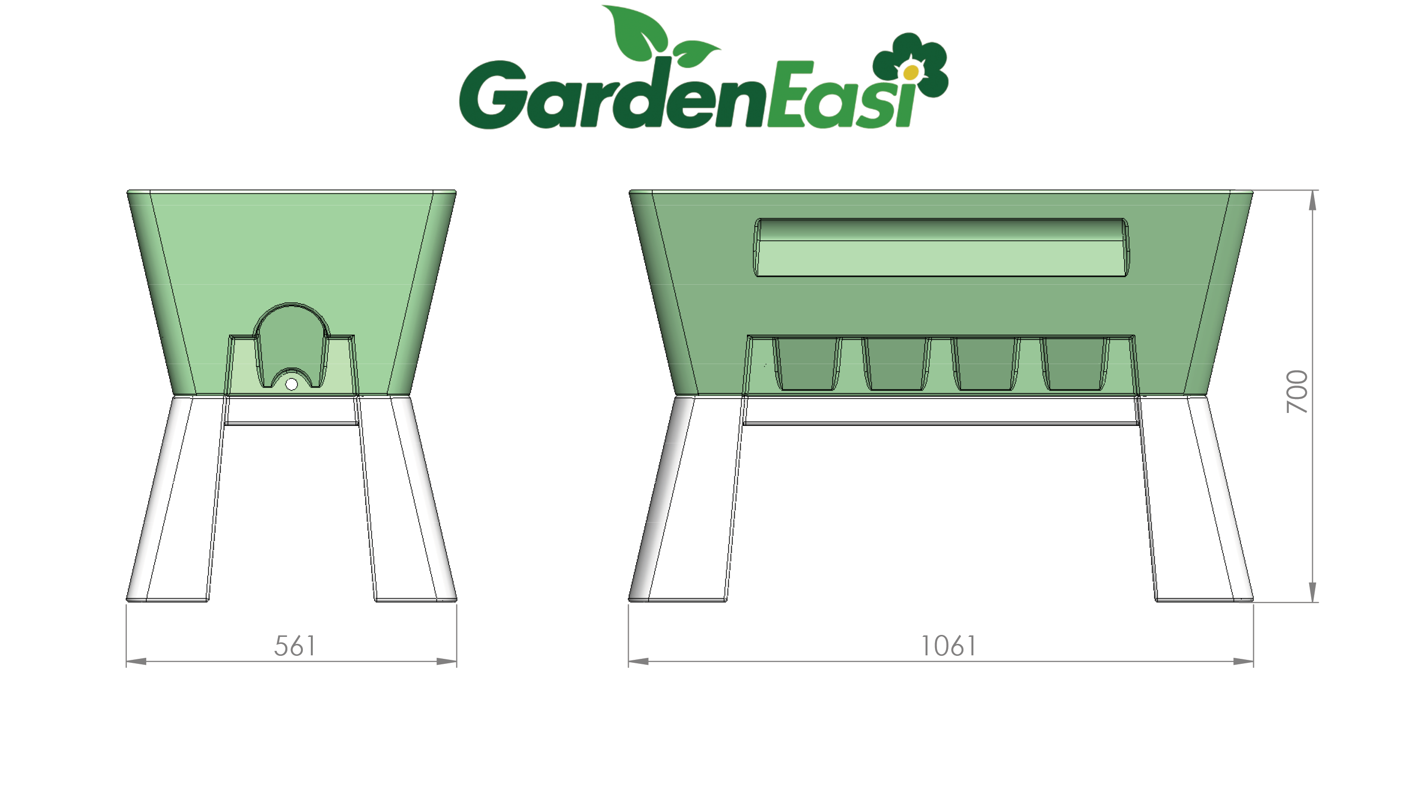 GardenEasiPlanterBoxesDimensions Planter Boxes Garden Beds Garden