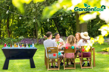 Garden Easi Planter Box Black Drinks Cooler Lawn e